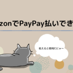 Amazonの支払いにPayPayは使えるの？